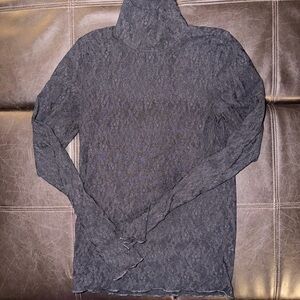 Aritzia Dark Gray Long Sleeve Top